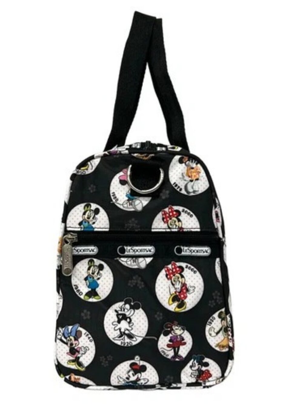 LESPORTSAC Black Pink Multi Respo Nylon Handbag - Picture 4 of 10